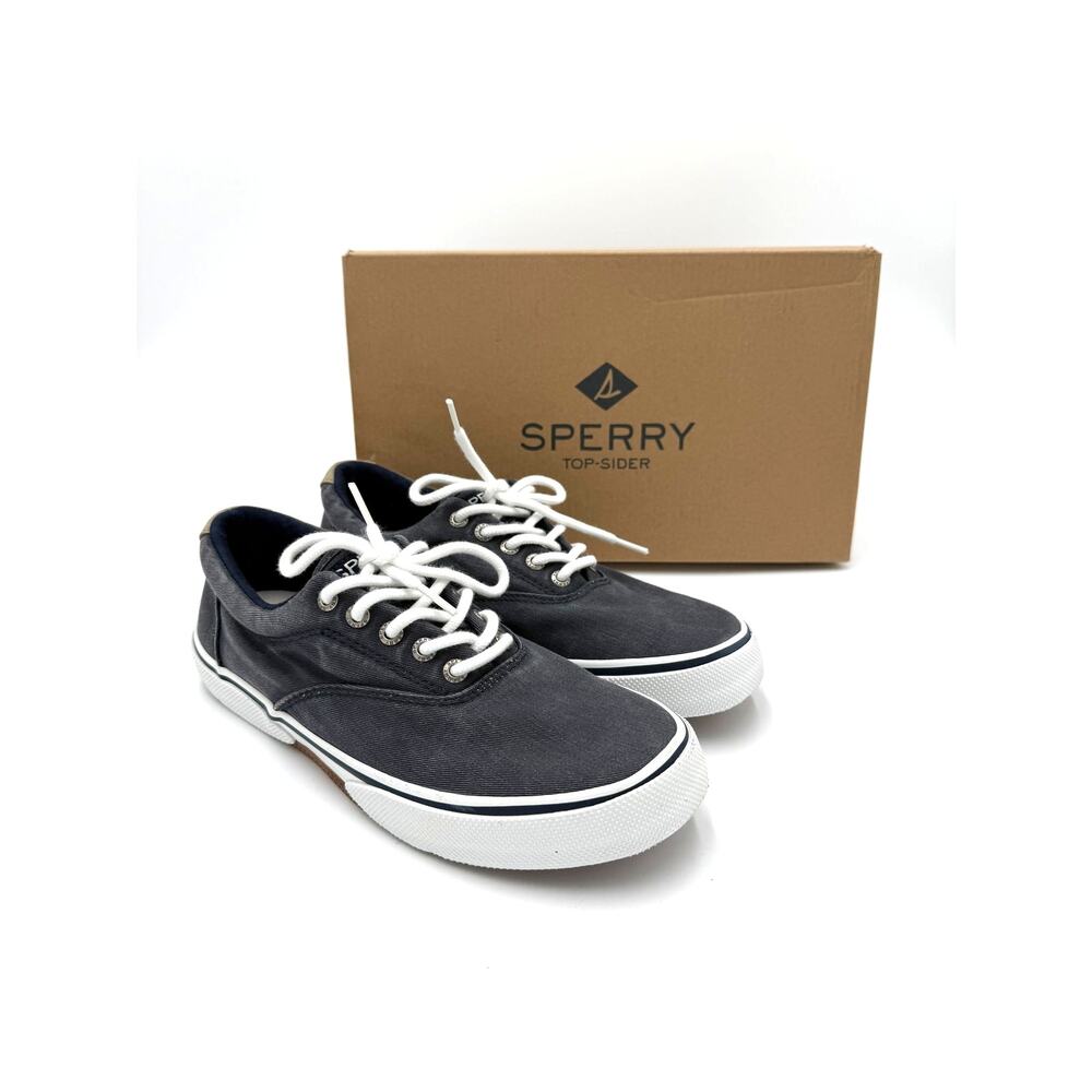 NEW Sperry Men's Halyard CVO Sneaker - Salt Washed Navy - Men's 7